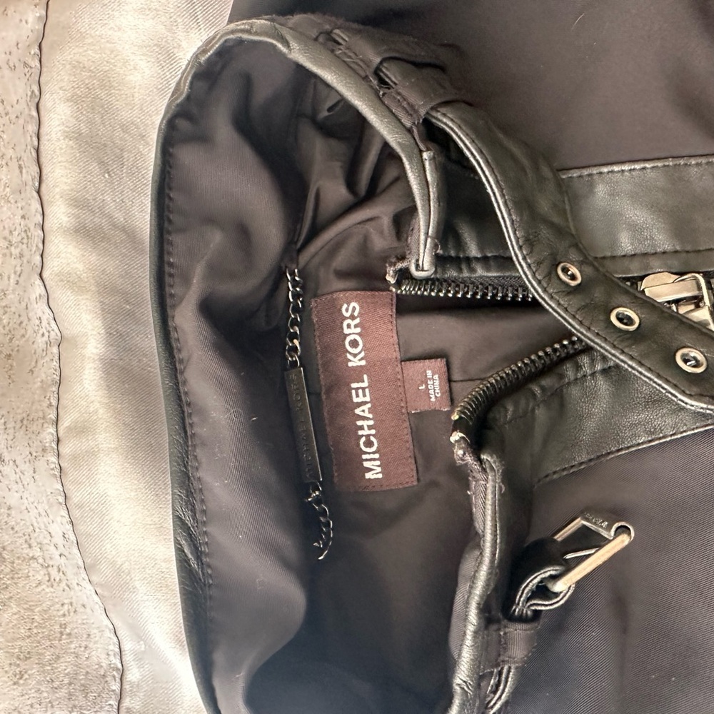 Michael Kors Black Military Jacket